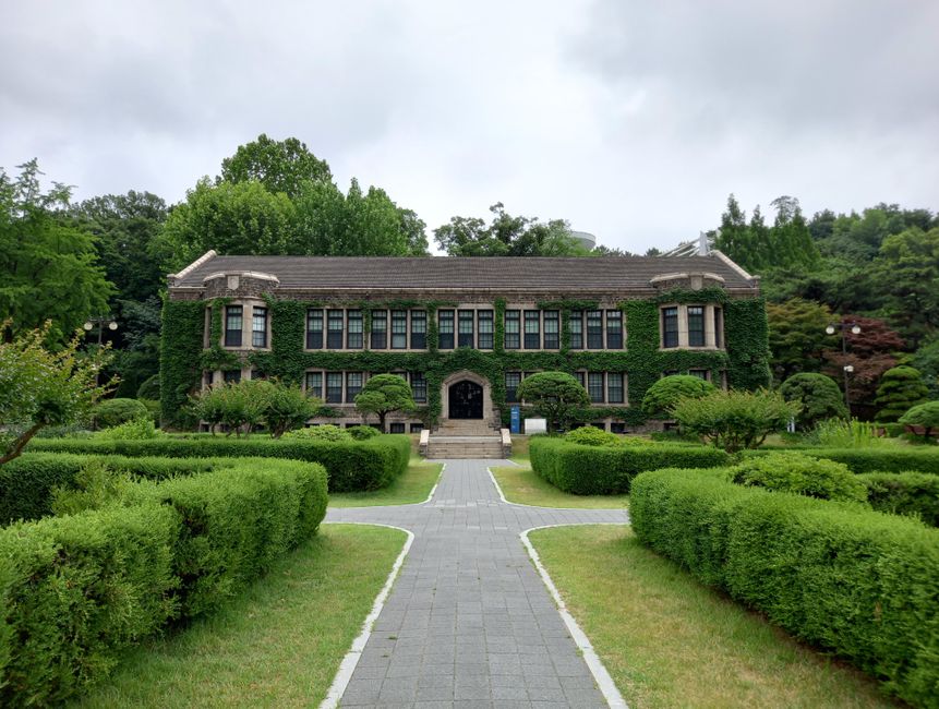 Duke University campus with Gothic architecture
